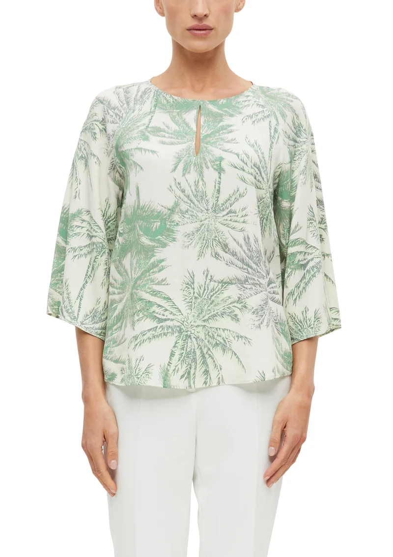 Zurücksetzen Tunika-Bluse aus Viskose
