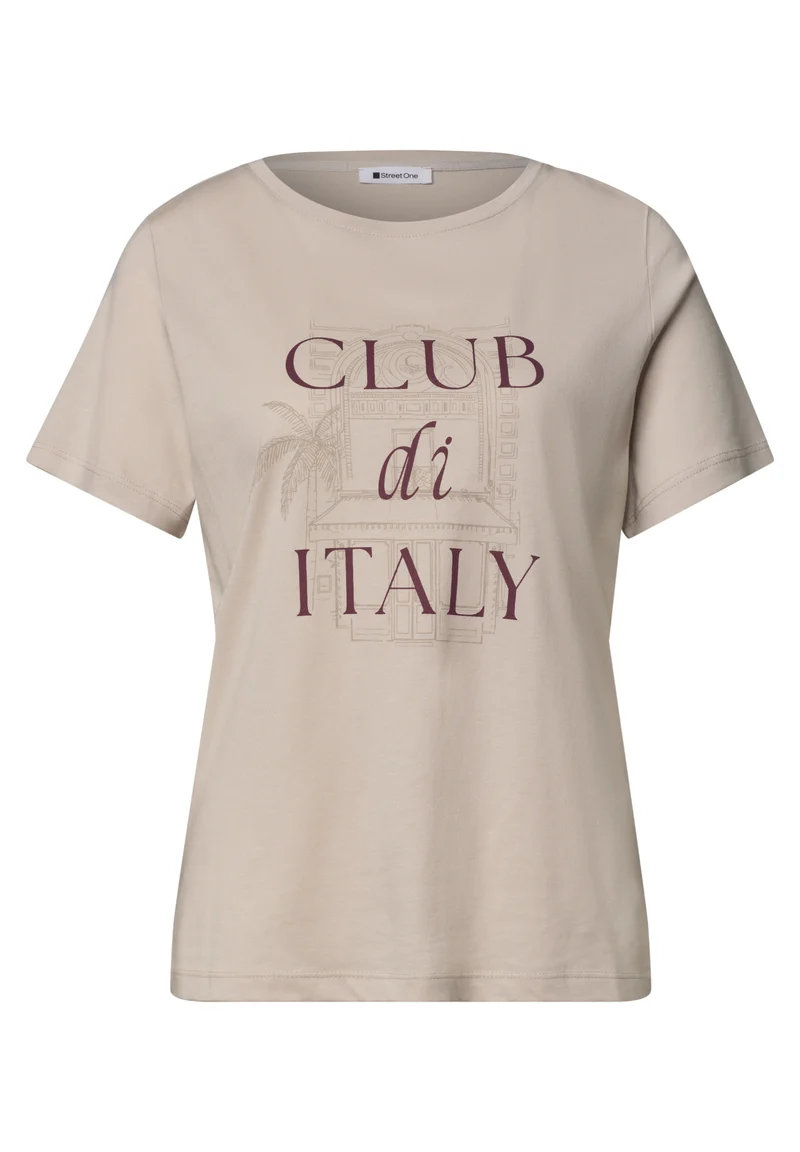 T-Shirt mit Rundhals und Artwork