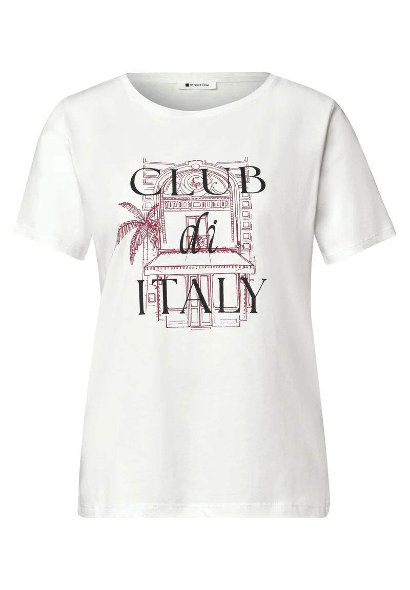 T-Shirt mit Rundhals und Artwork