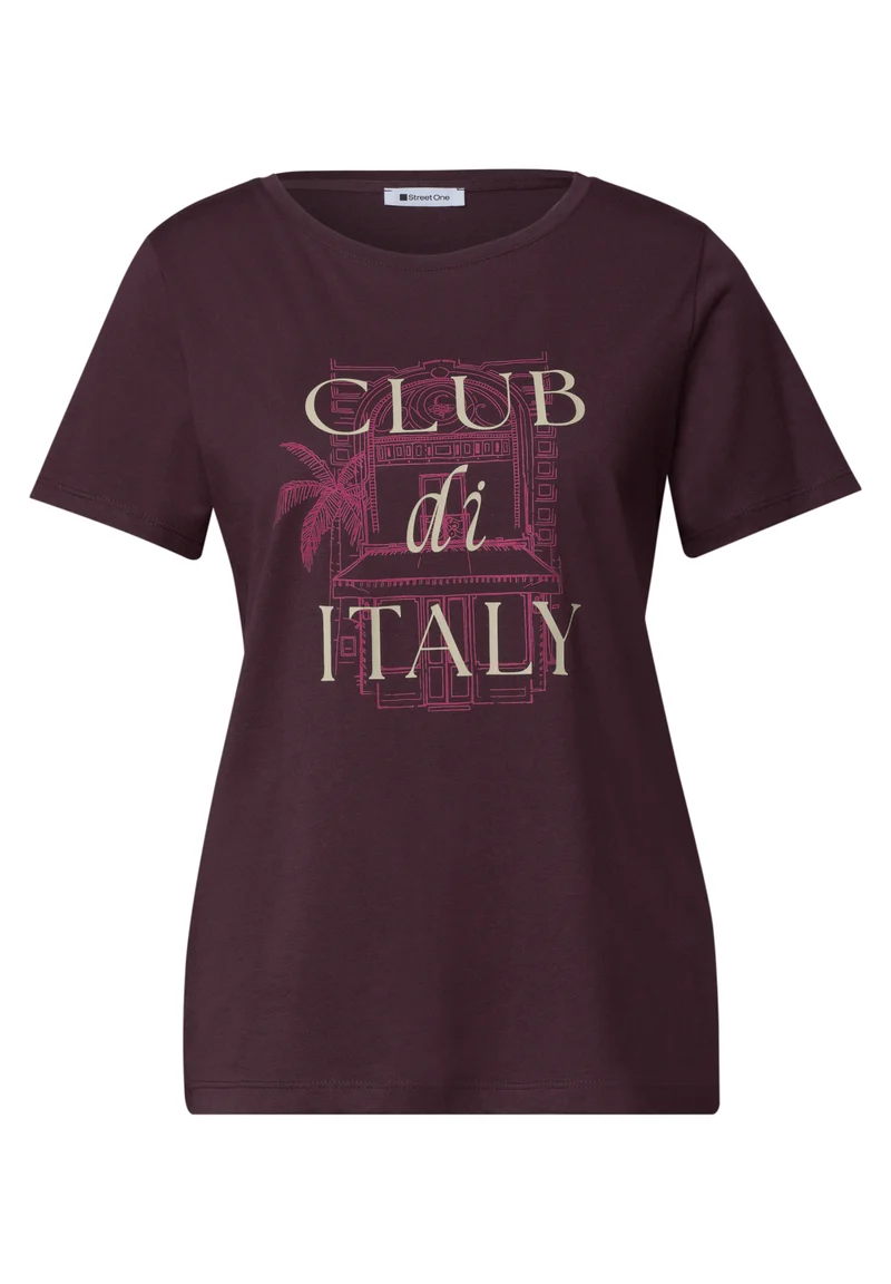 T-Shirt mit Rundhals und Artwork