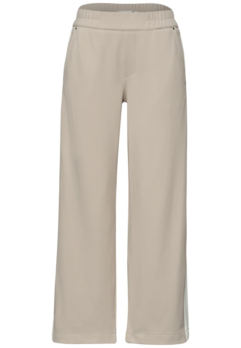 Wide Leg Hose mit Gallonstreifen
