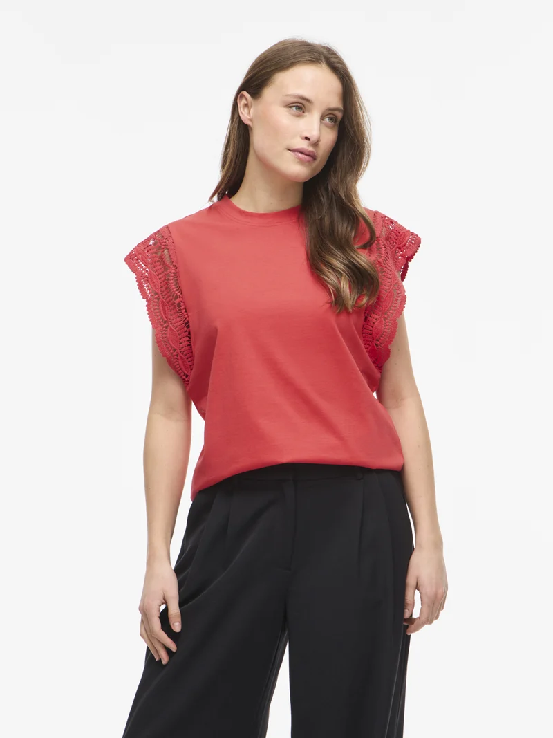 Shirt mit Spitze