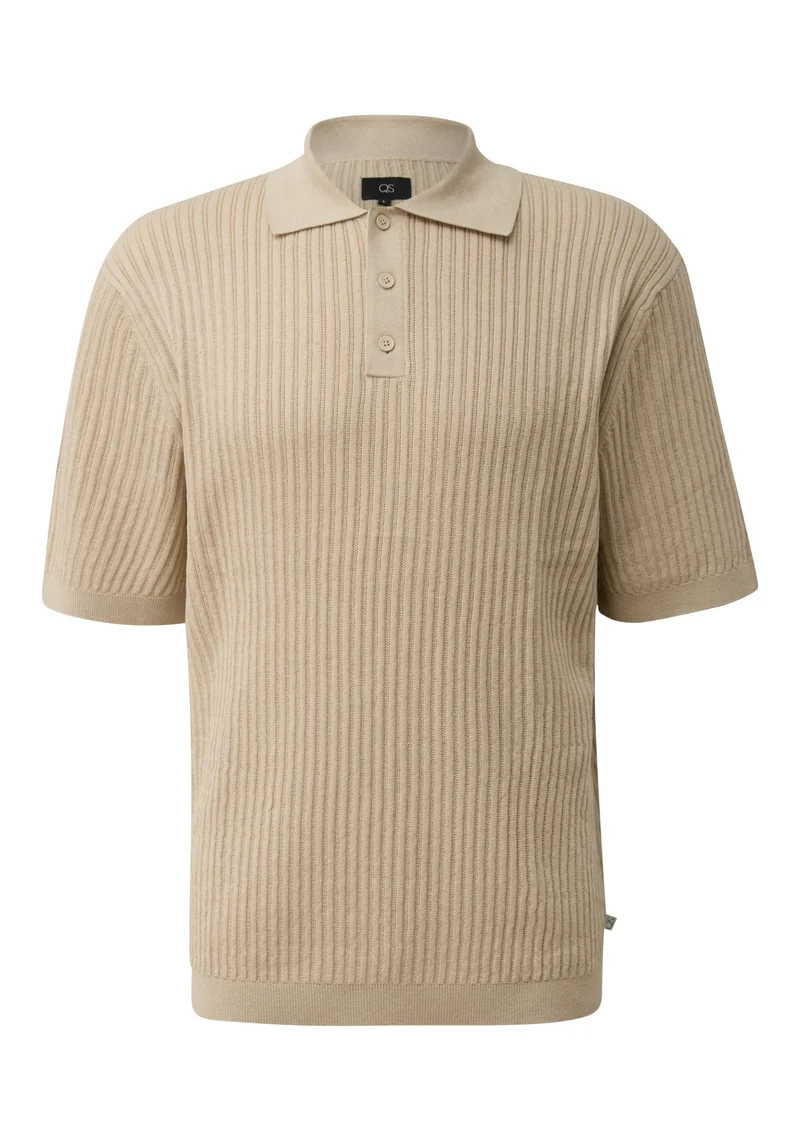 Strick-Poloshirt