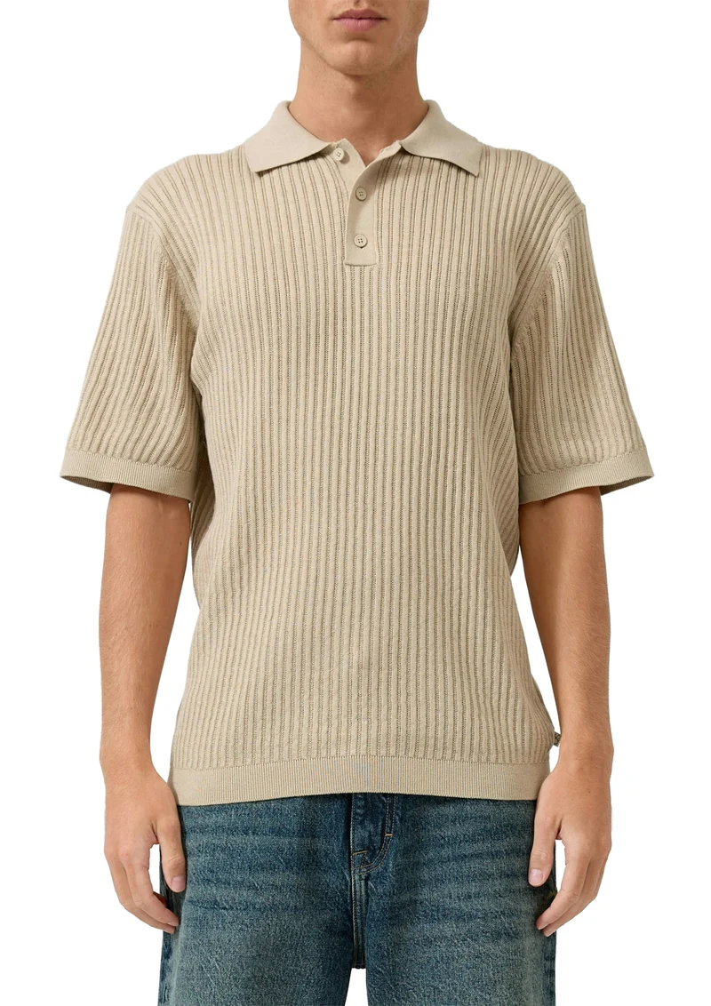 Strick-Poloshirt