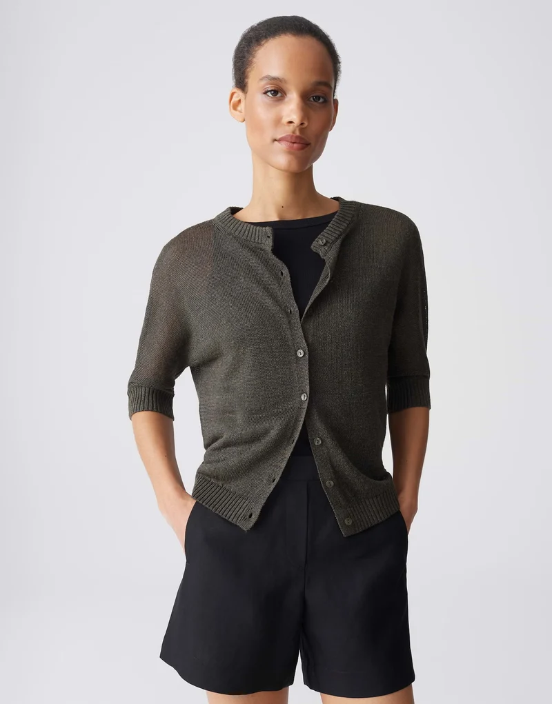 DATINA Cardigan aus Feinstrick