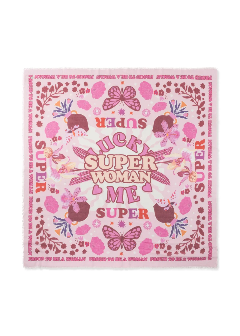 Tuch "Superwoman"