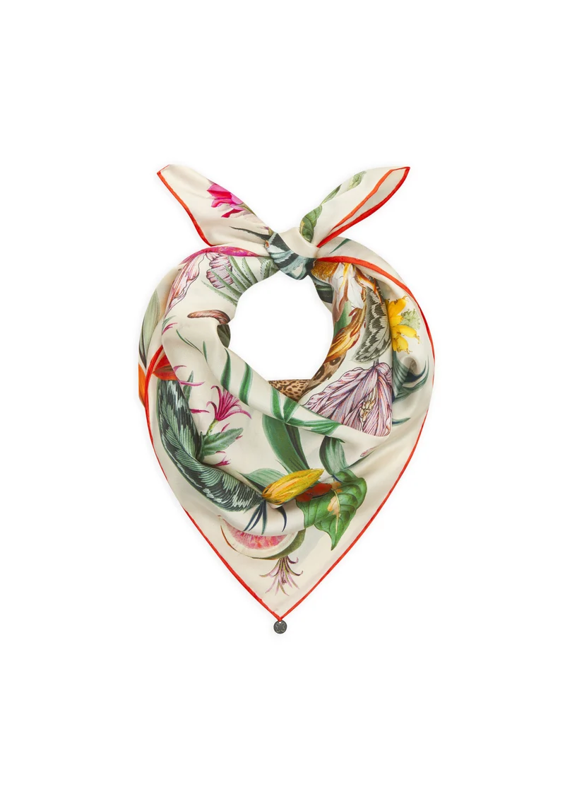 Nickituch "Florales Muster"