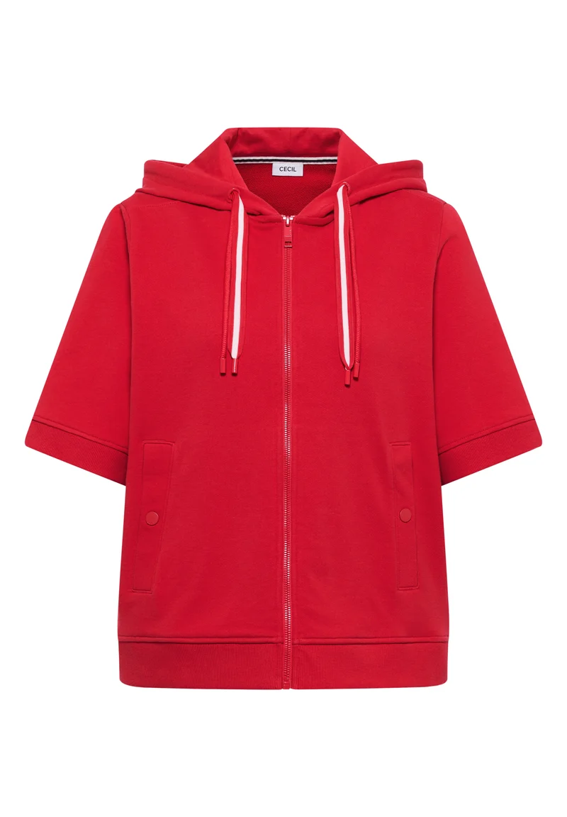 Sommerliche Sweatjacke