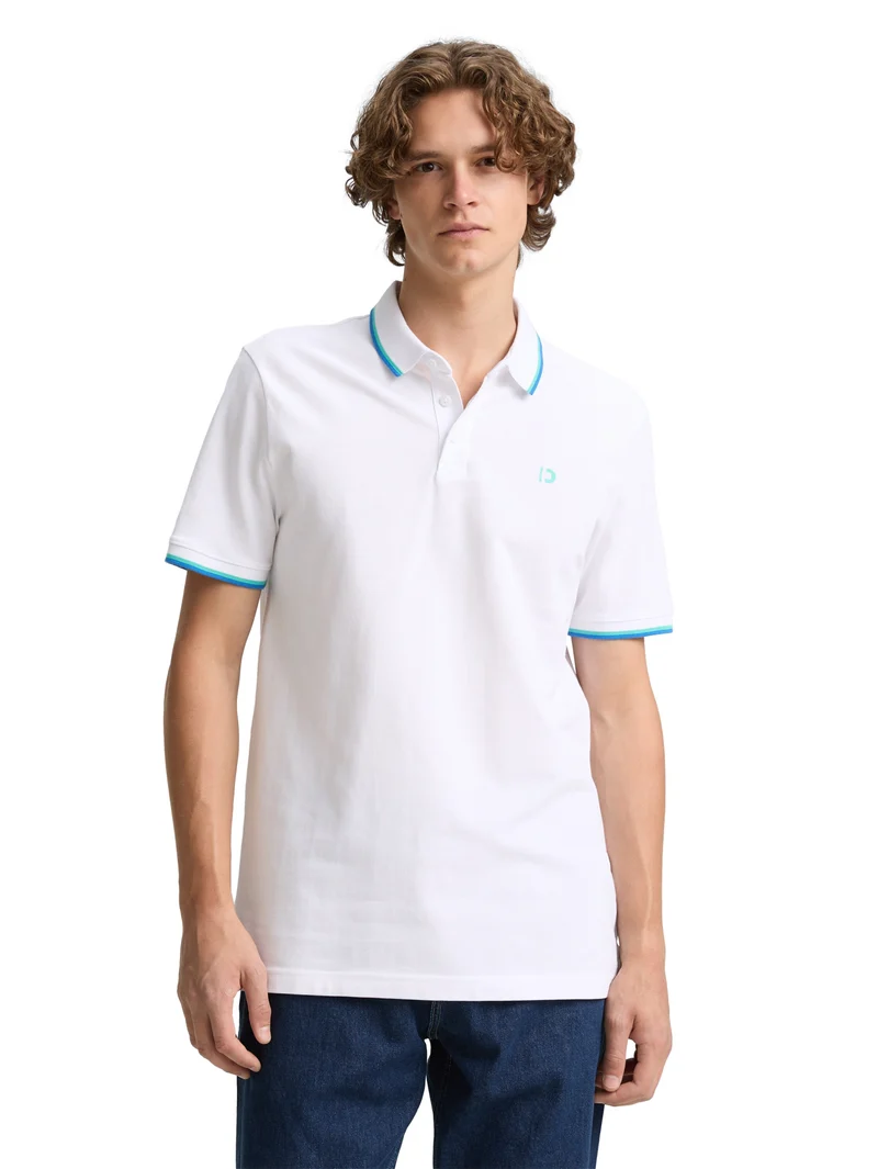 Poloshirt mit Logo-Print