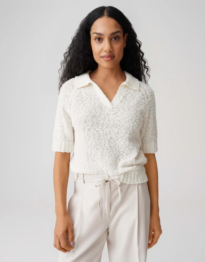 POSILLY Strickshirts aus Bouclégarn