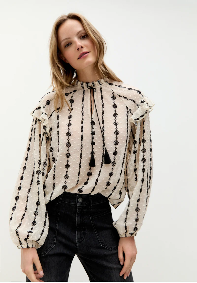 Chiffonbluse