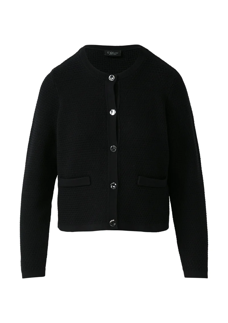 Cardigan aus Baumwollmix