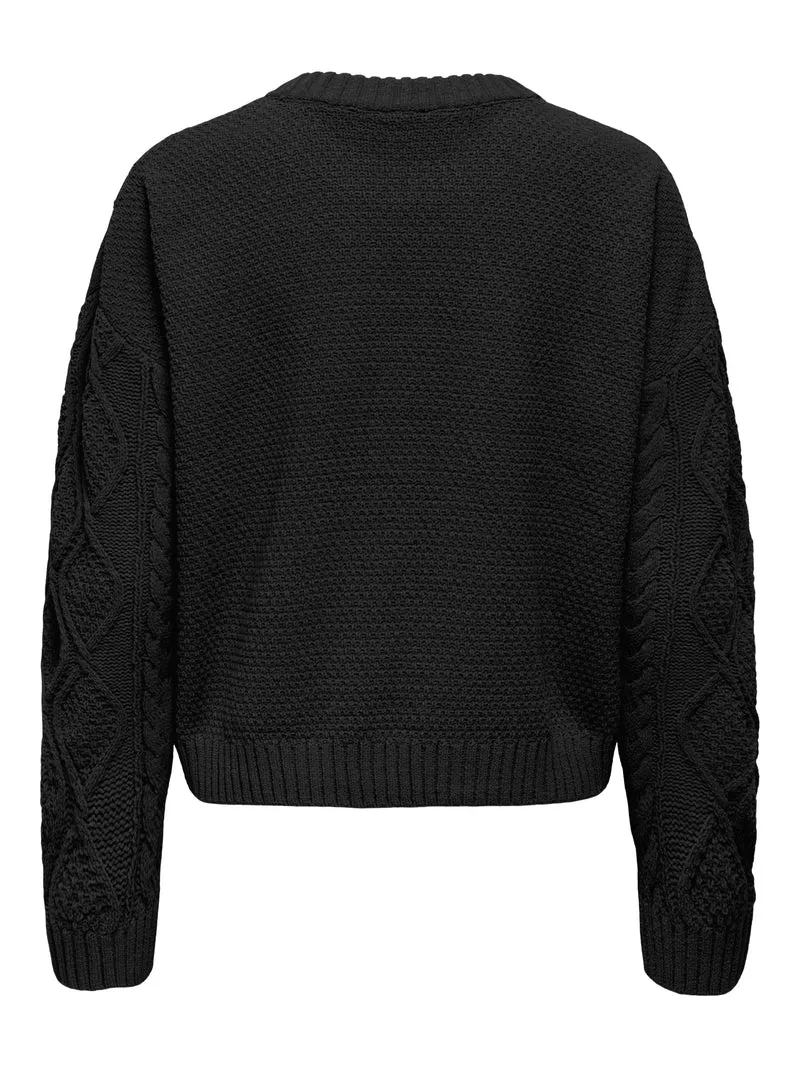 ONLELLY Strickpullover mit Zopfstrick