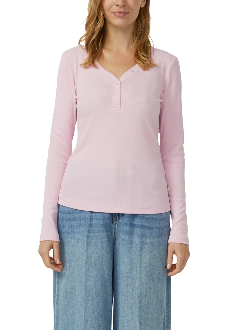 Geripptes Langarmshirt