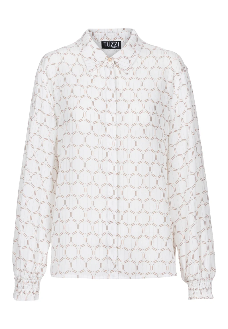 Bluse mit elastischem Bund