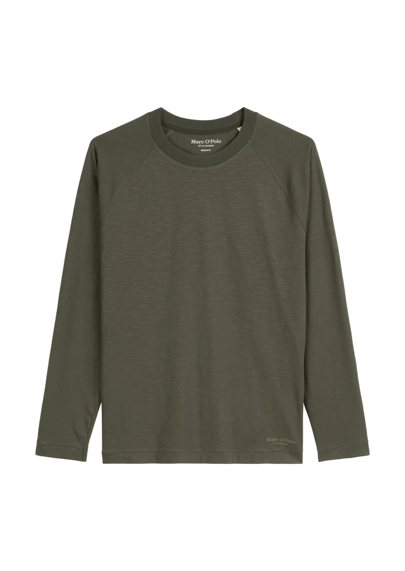 Langarmshirt aus Heavy Slub Jersey