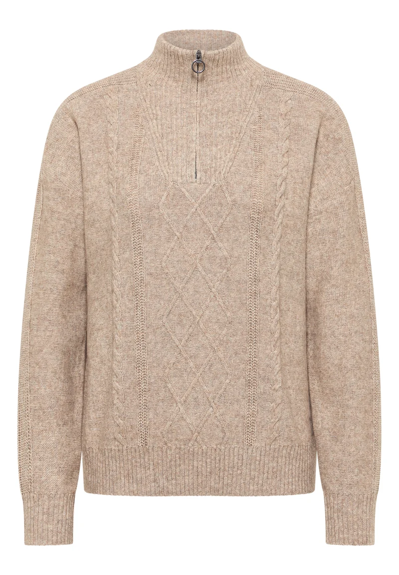 Pullover mit Troyerkragen