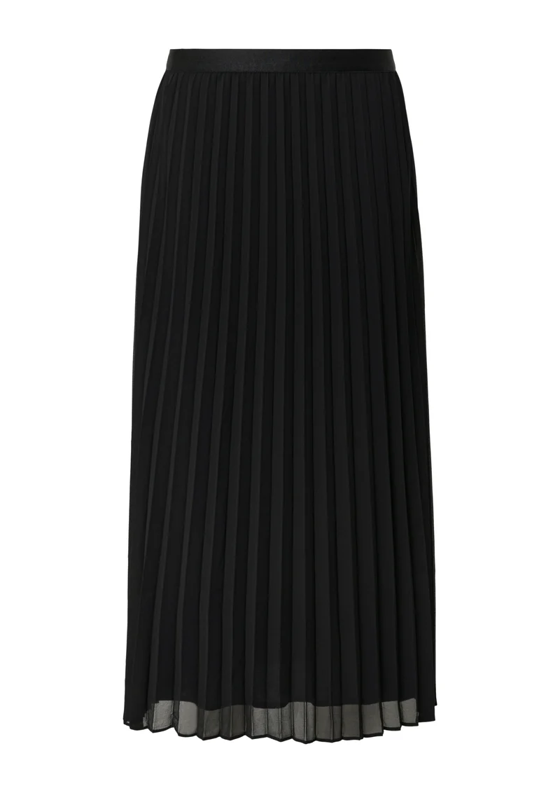 Plissierter Chiffonrock