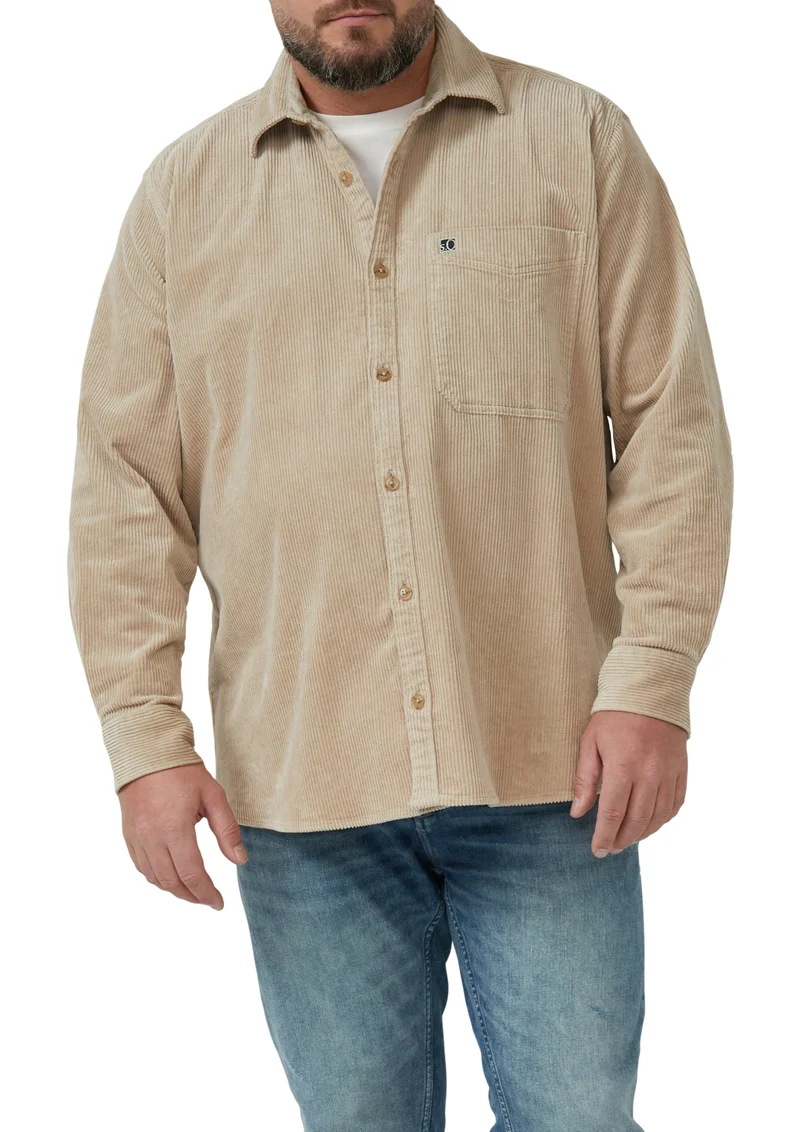 Lässiges Cord-Overshirt