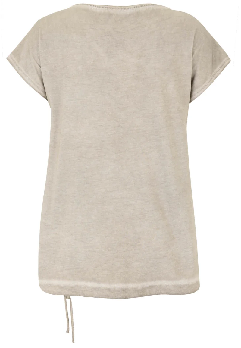 Shirt in lässiger Waschung mit Motiv
