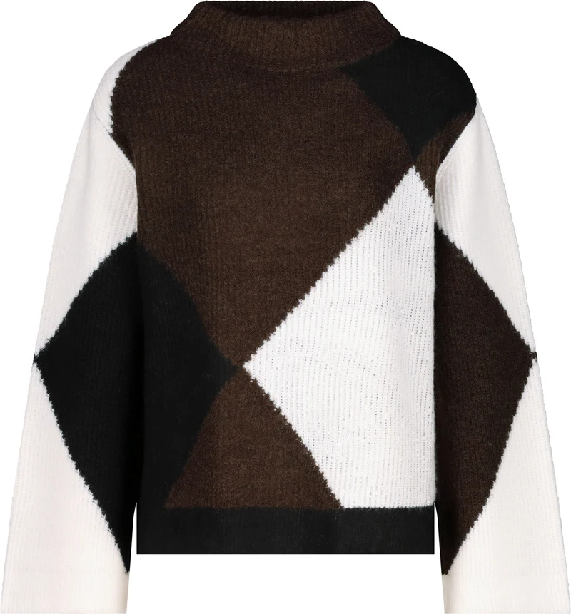Pullover mit Rautenmuster