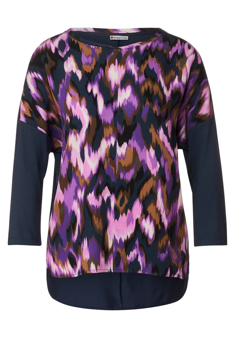 Printshirt mit 3/4-Arm