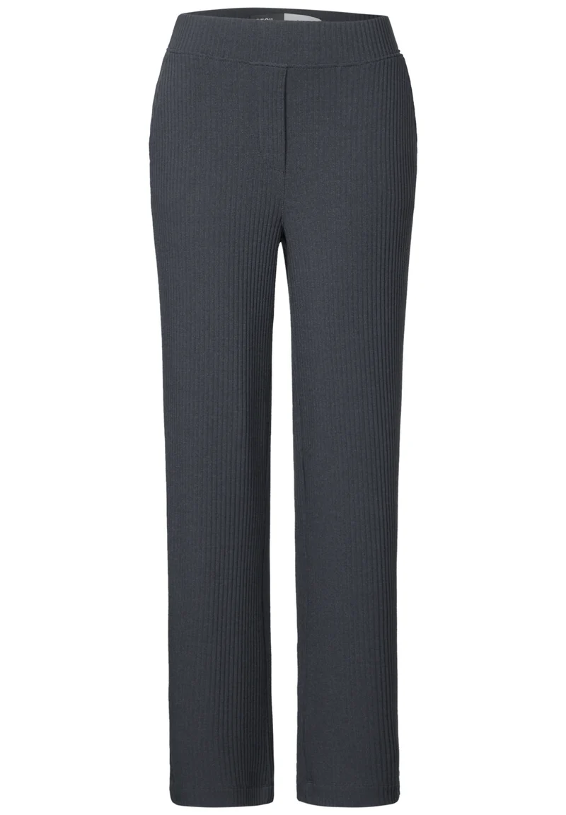 Jersey-Hose mit Rippstruktur
