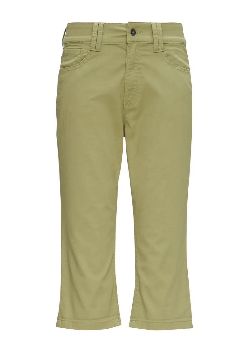 Caprihose aus Baumwoll-Satin