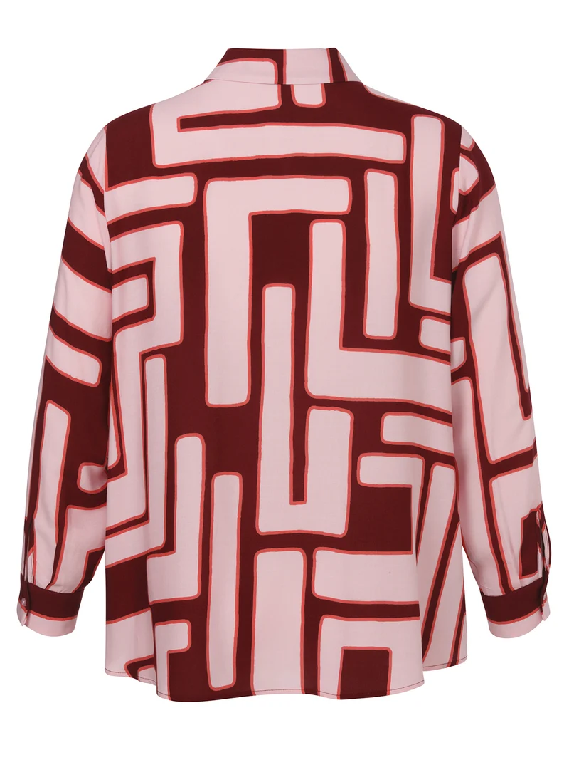 Bluse mit Hemdkrage