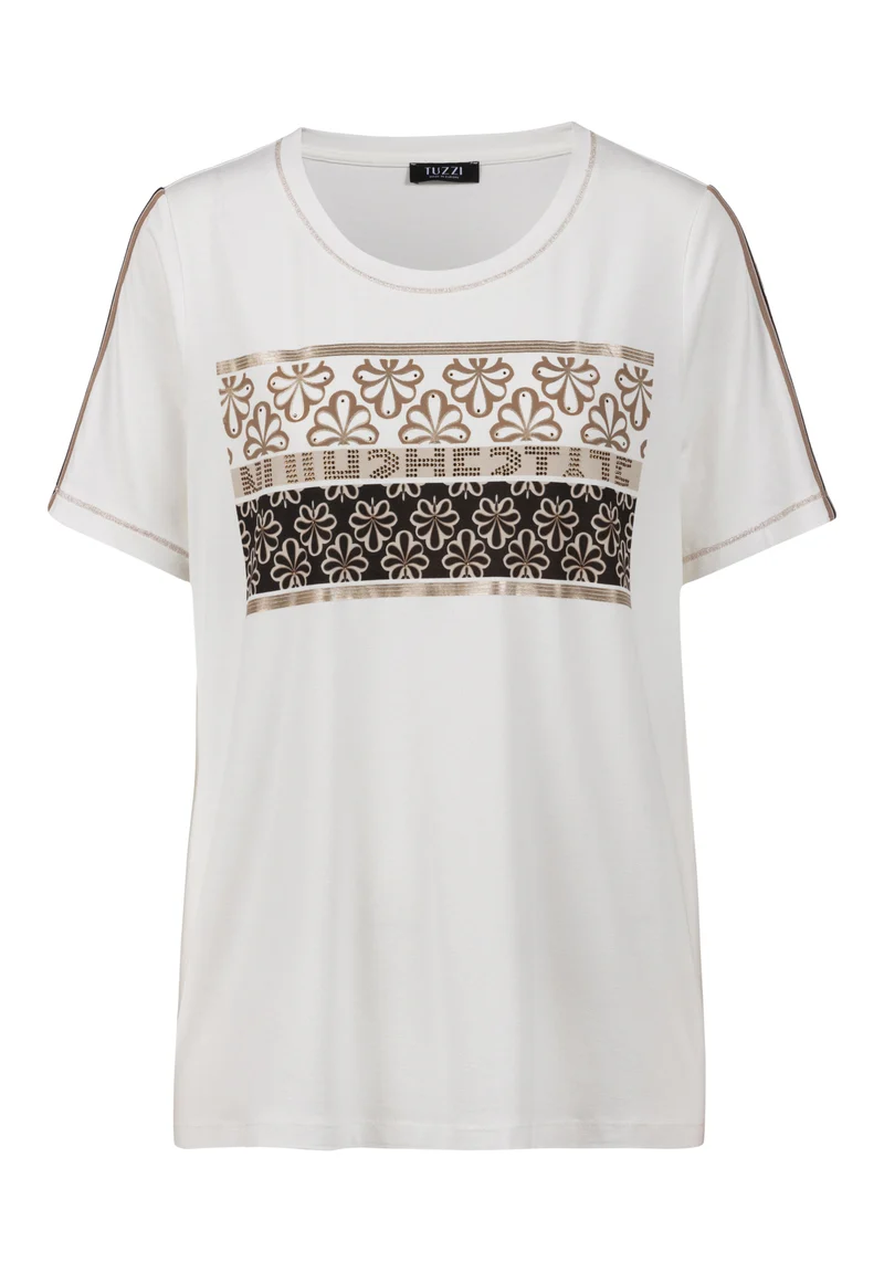 Shirt mit Kontraststreifen