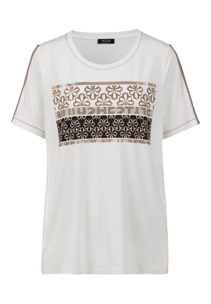 Shirt mit Kontraststreifen