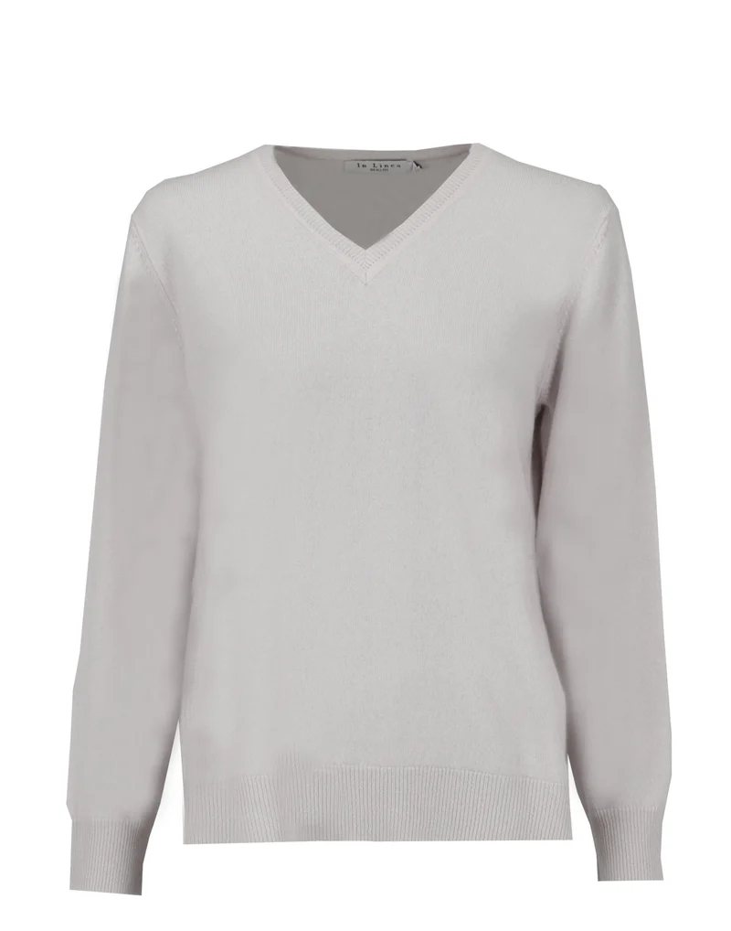Pullover mit V-Ausschnitt