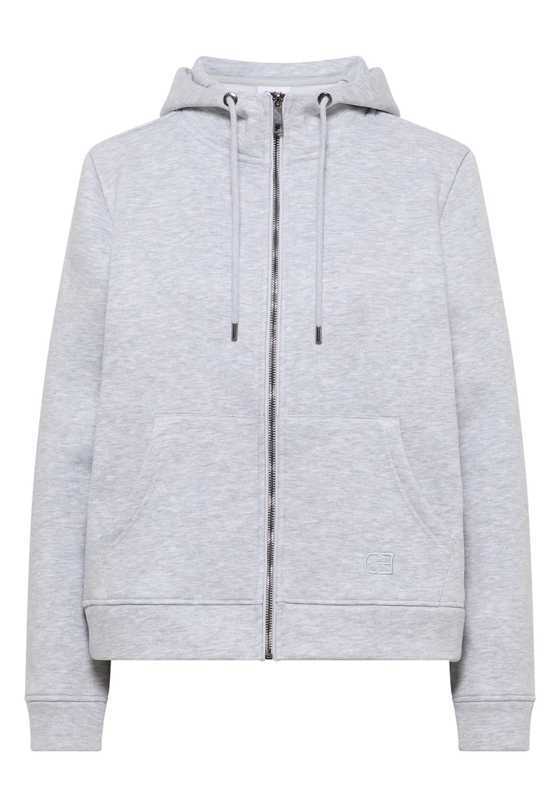 Glitzernde Hoodie Sweatjacke
