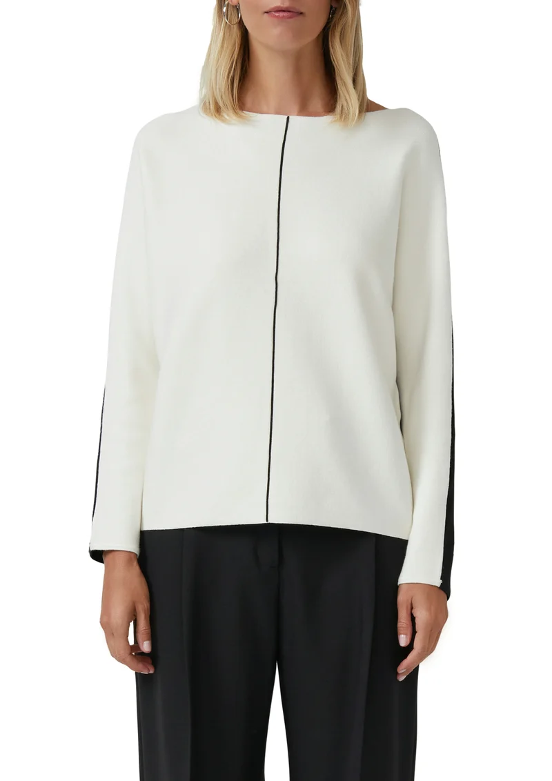 Strickpullover mit Colour-Blocking