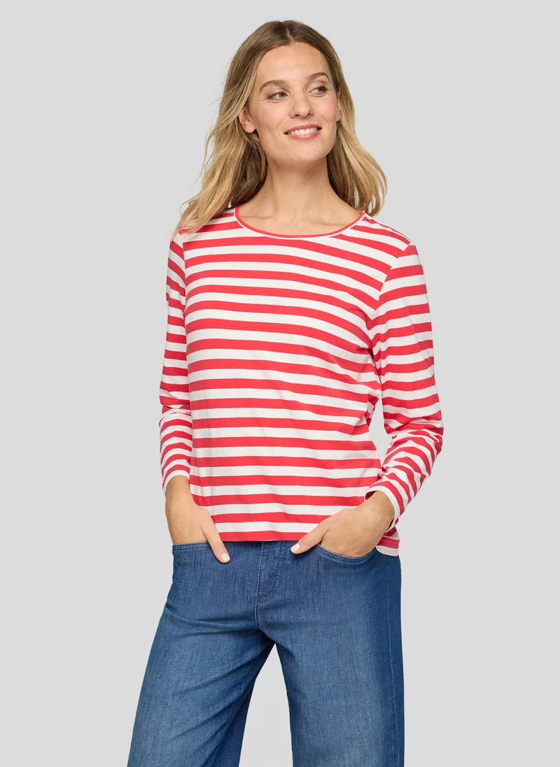 Langarmshirt mit Streifen