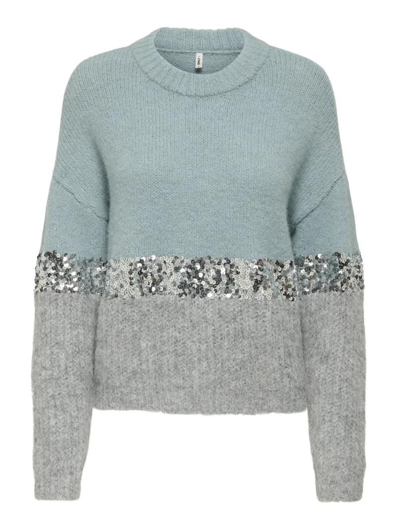 ONLMAINE Strickpullover mit Pailletten
