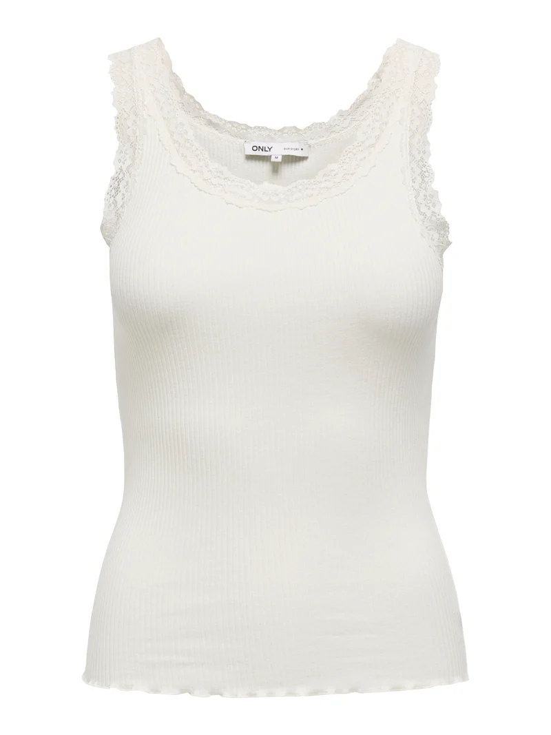 Top mit Spitze