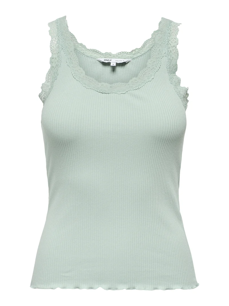 Top mit Spitze