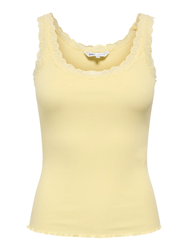 Top mit Spitze