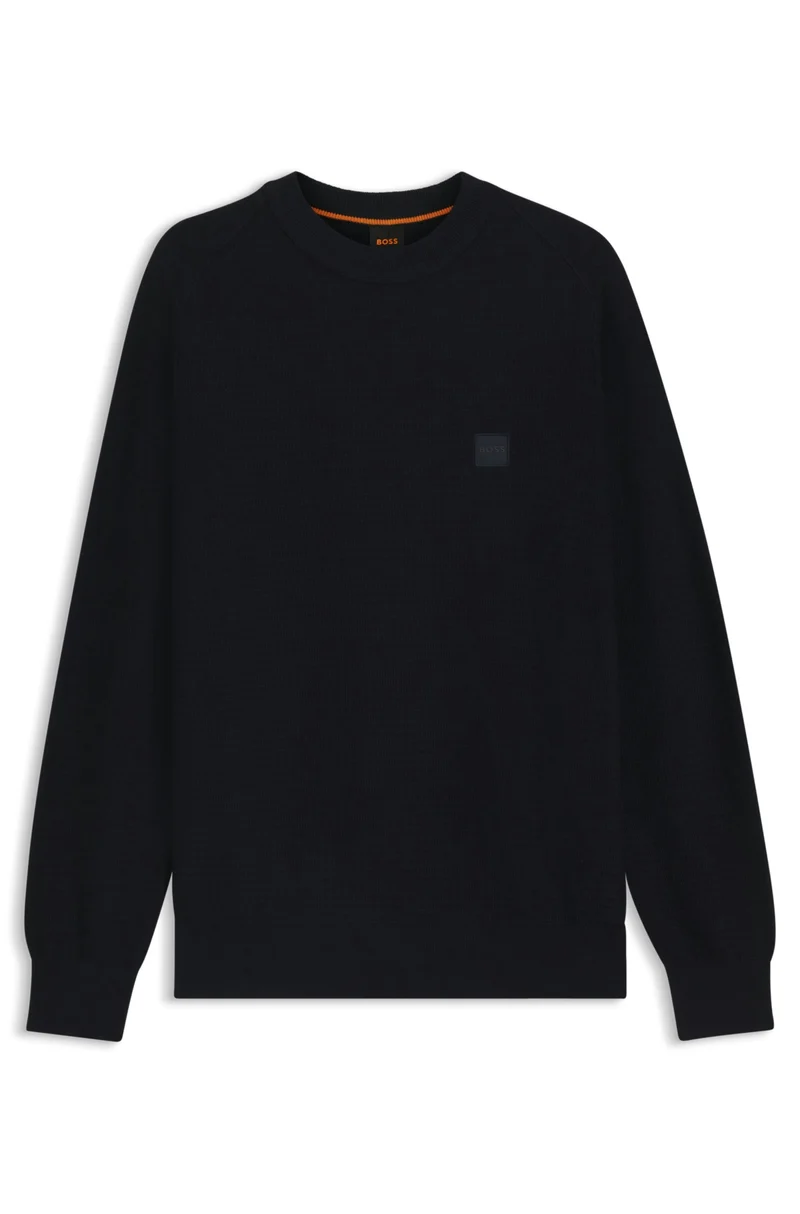 Pullover mit Logo-Aufnäher