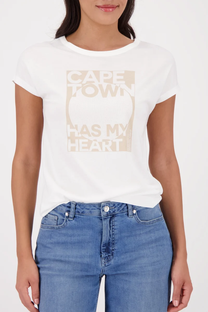 T-Shirt mit Schriftzug