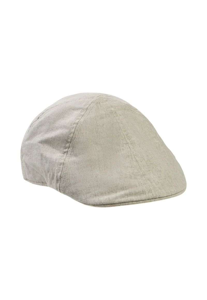 Flat Cap aus Leinen-Baumwoll-Mix