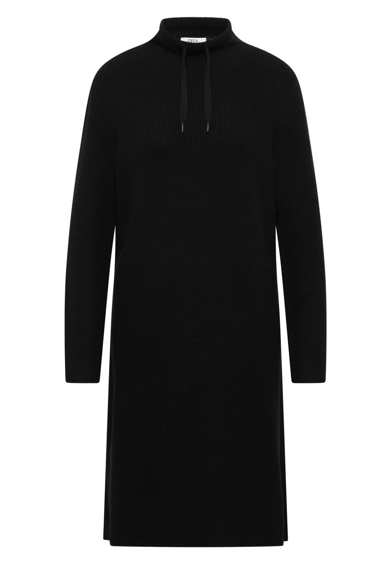 Cosy Rippstruktur Kleid
