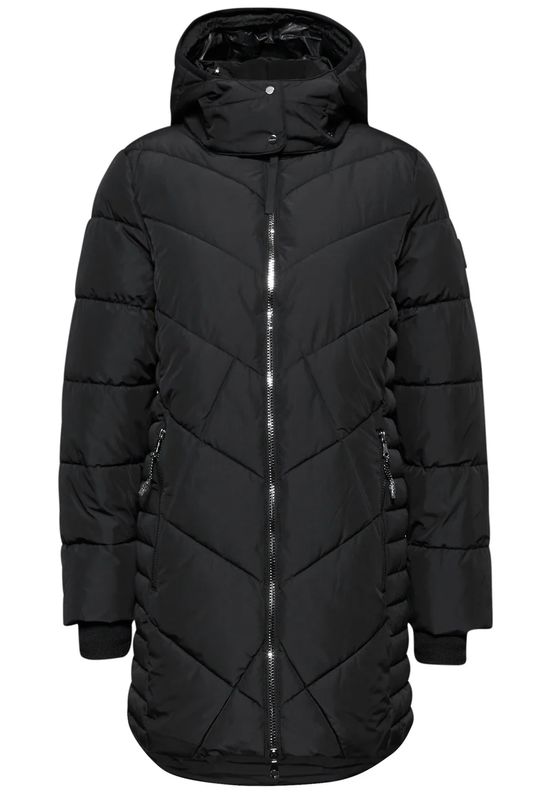 Steppjacke in Midi-Länge