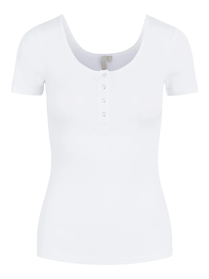 T-Shirt mit Henley-Ausschnitt