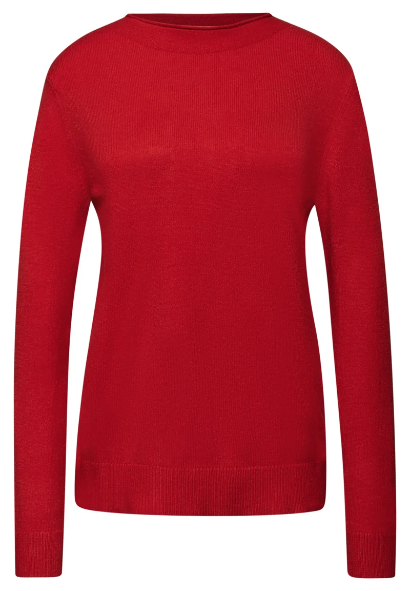 Pullover mit Rollkante