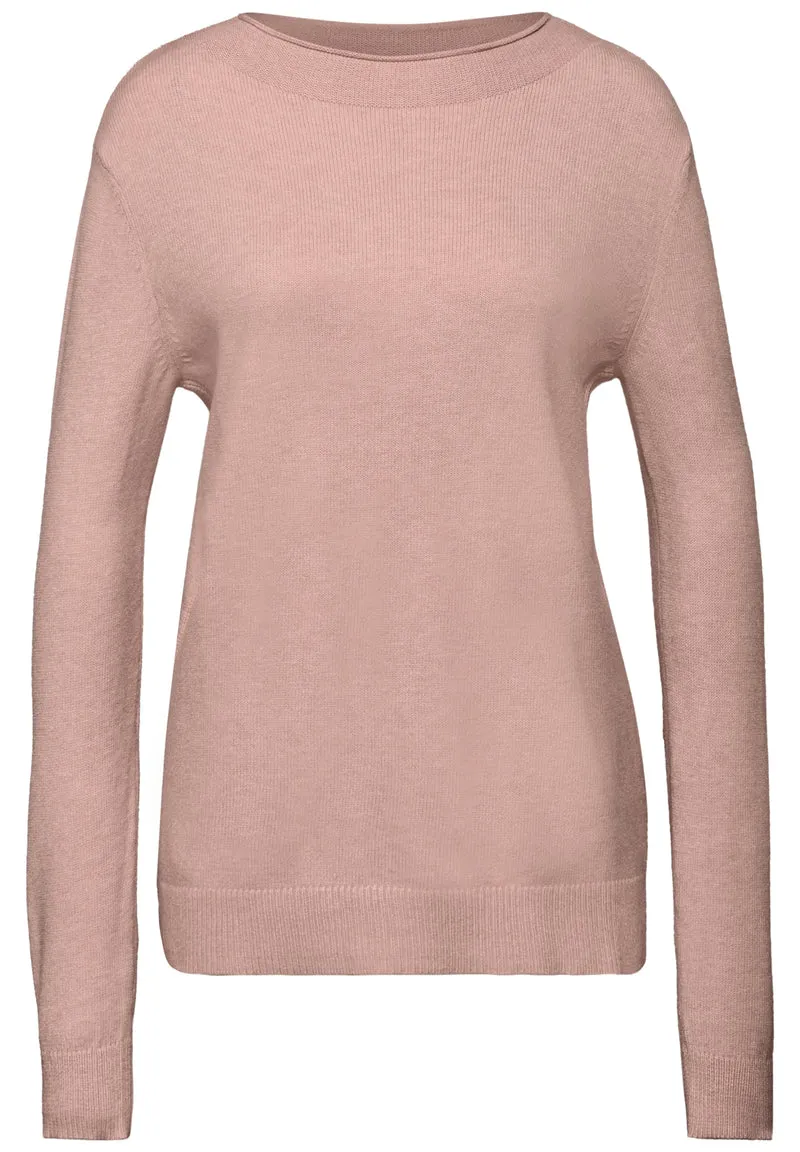 Pullover mit Rollkante