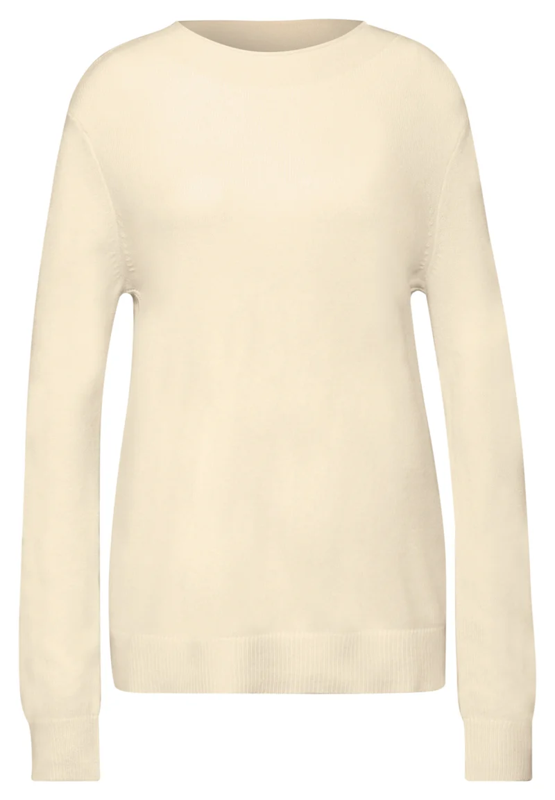 Pullover mit Rollkante