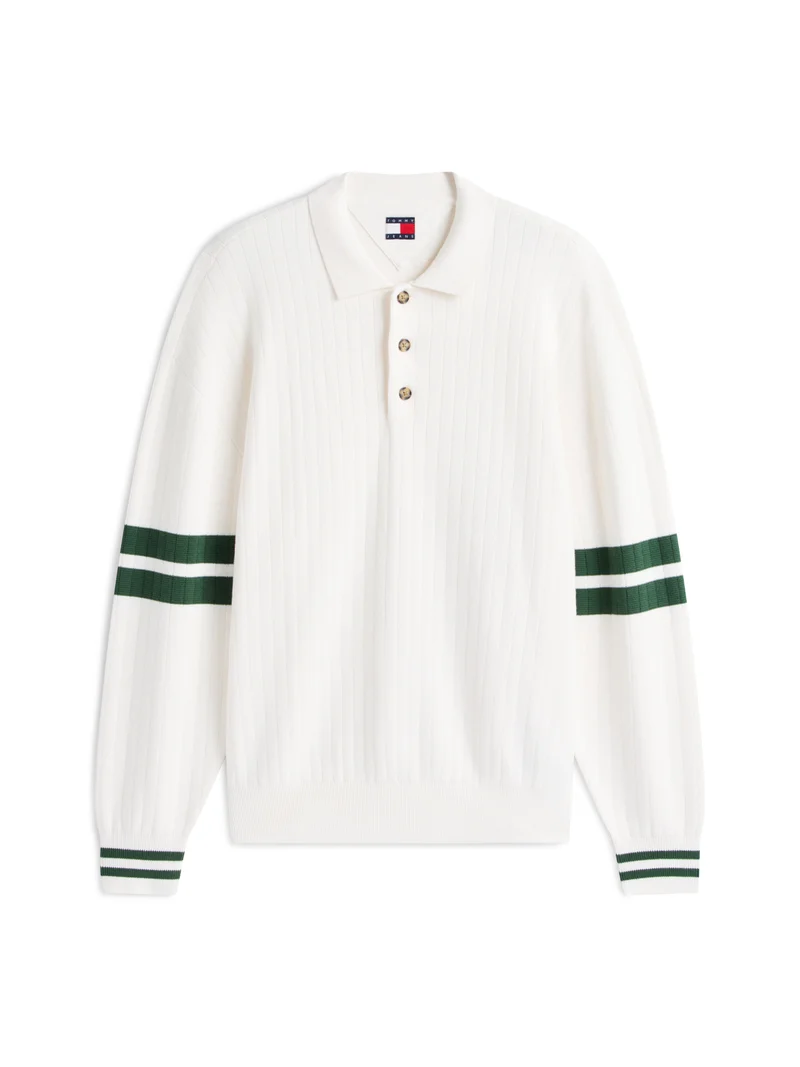 Pullover mit Streifen am Ärmel
