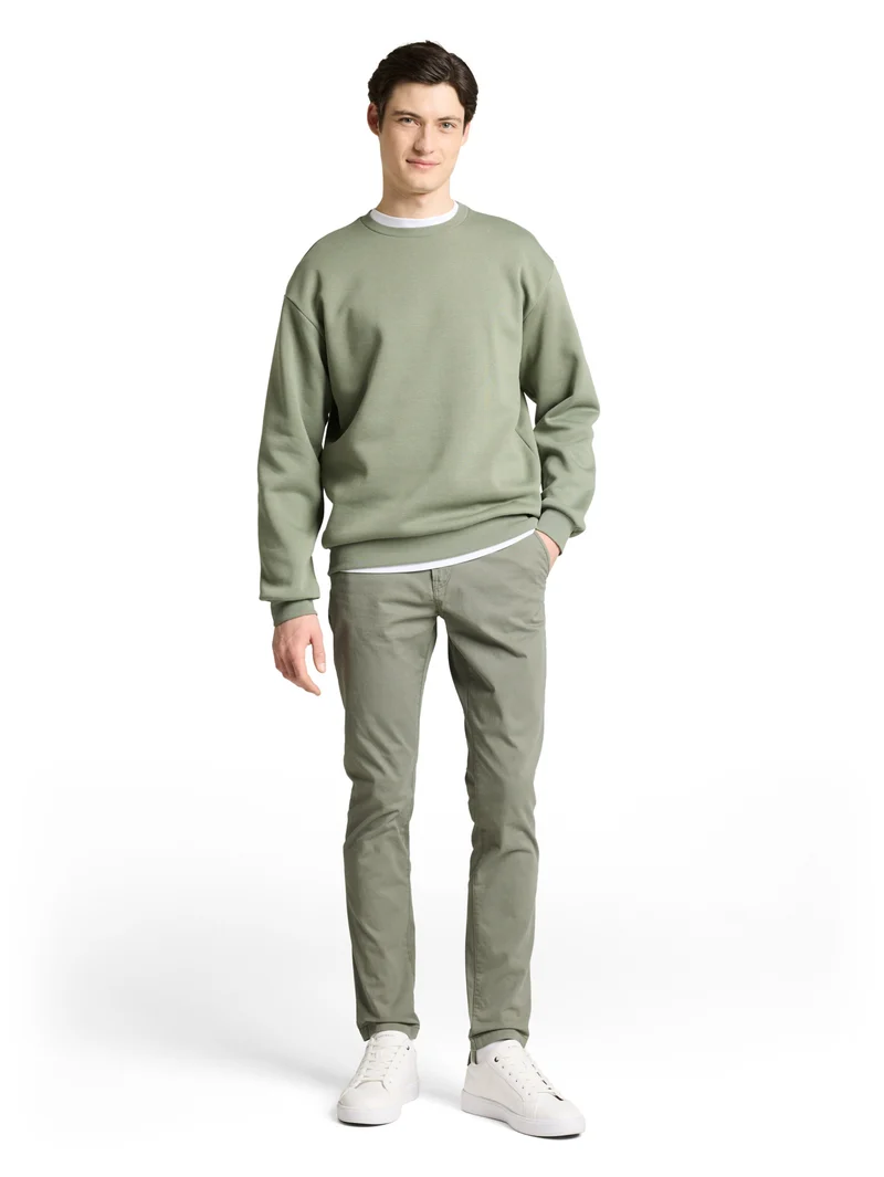 Chino Hose mit Gürtel